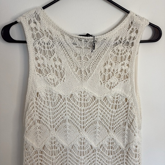 Zara Openwork Knit Midi Dress - Picture 6 of 8